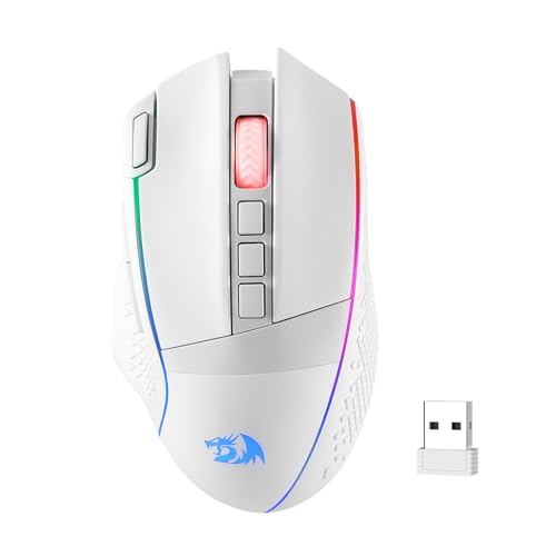 Redragon M810 Pro Wireless Gaming Mouse, 10000 DPI, RGB Backlit K36063