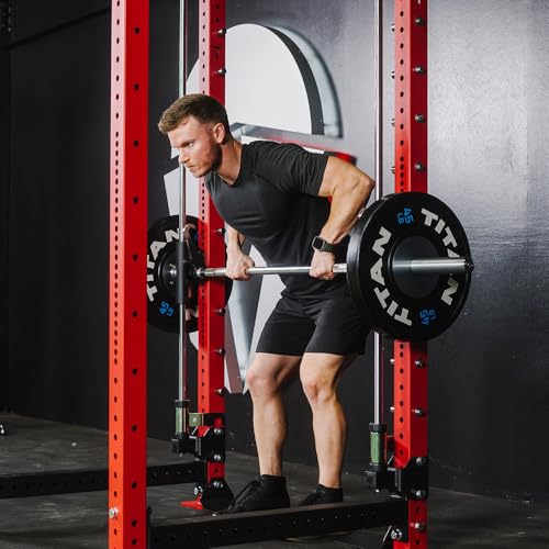 Titan Fitness X-3 Series 80" Smith Machine Power Rack Attachment with Olympic Bar J380530