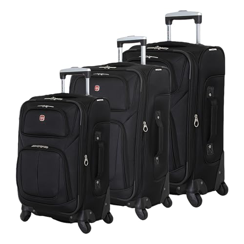 SwissGear Sion Softside Expandable Luggage, Black, 29-Inch C81483
