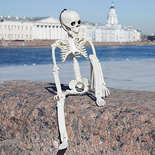 UMEELR 5.9FT Poseable Life Size Skeleton for Halloween Decoration B873000