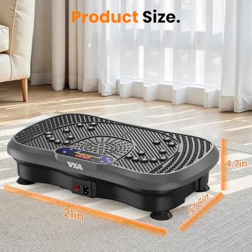 AXV Vibration Plate Fitness Platform Exercise Machine for Full Body Workout Q37919