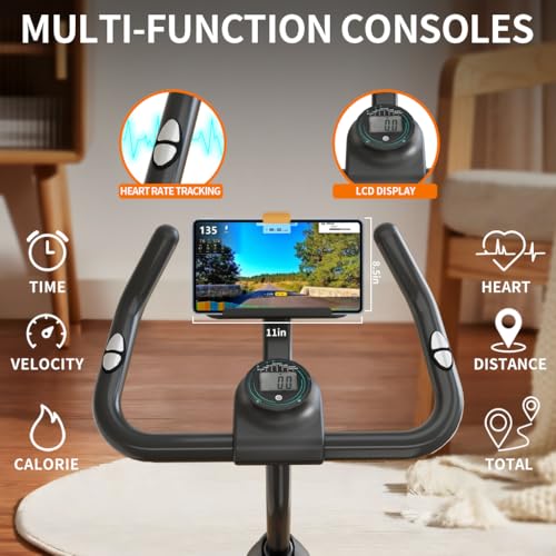 Exercise Bike with Smartphone Mount & Digital Pulse Display K599