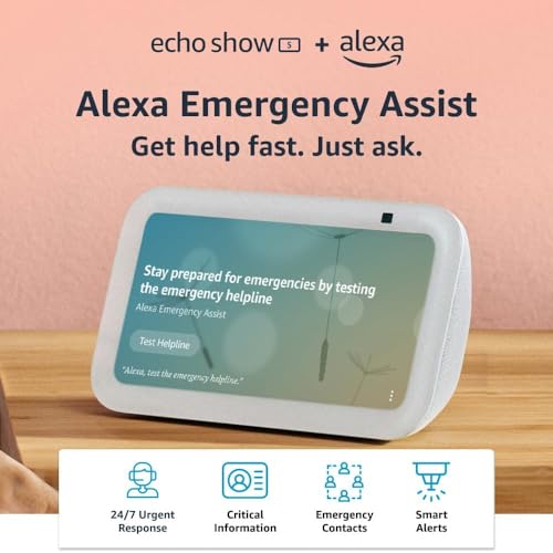 Amazon Echo Show 5 Smart Display, Cloud Blue K726
