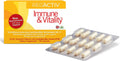Reg'Activ Immune & Vitality with Lactobacillus fermentum ME-3, brevis KP08, Vegan Vitamin D3 and Vitamins C and B-Vitamins (B1, B2, B3 and B6) Essential for Health Maintenance