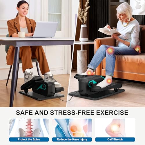 VIVURN® 018 Under Desk Elliptical Machine for Seniors, Quiet & Portable G789550