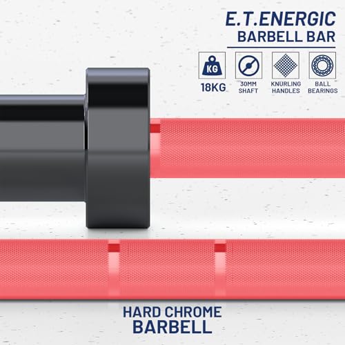 7ft Olympic Barbell 40LB Bar Load 700lbs Capacity Hard Chrome Sleeves X5409
