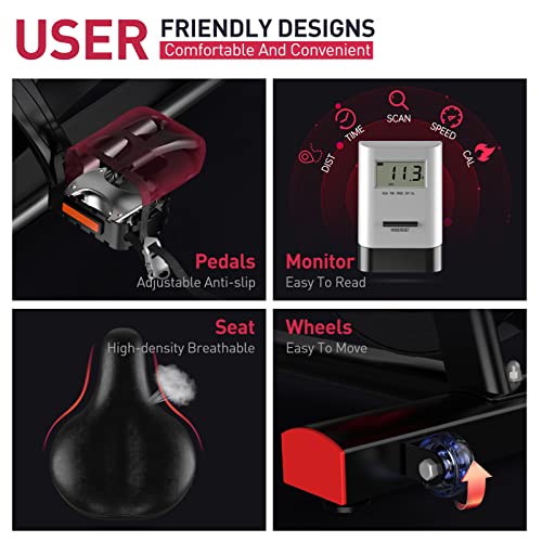 JOROTO X2 X2PRO Exercise Bike with Bluetooth Magnetic Resistance N204120
