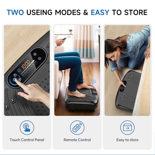 Vibration Plate Exercise Machine Full Body Workout 450 Lbs Capacity W919