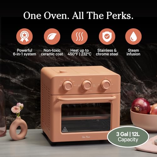 Our Place Wonder Oven 6-in-1 Air Fryer & Toaster Oven with Steam Infusion, Char J748