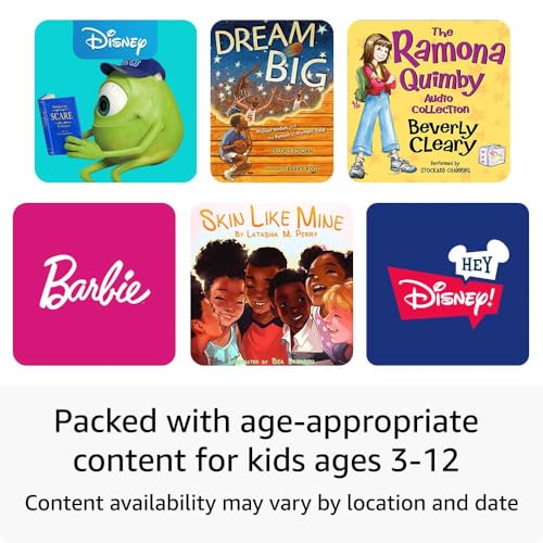 Amazon Echo Pop Kids with parental controls, includes 6 months of Amazon Kids+ F734