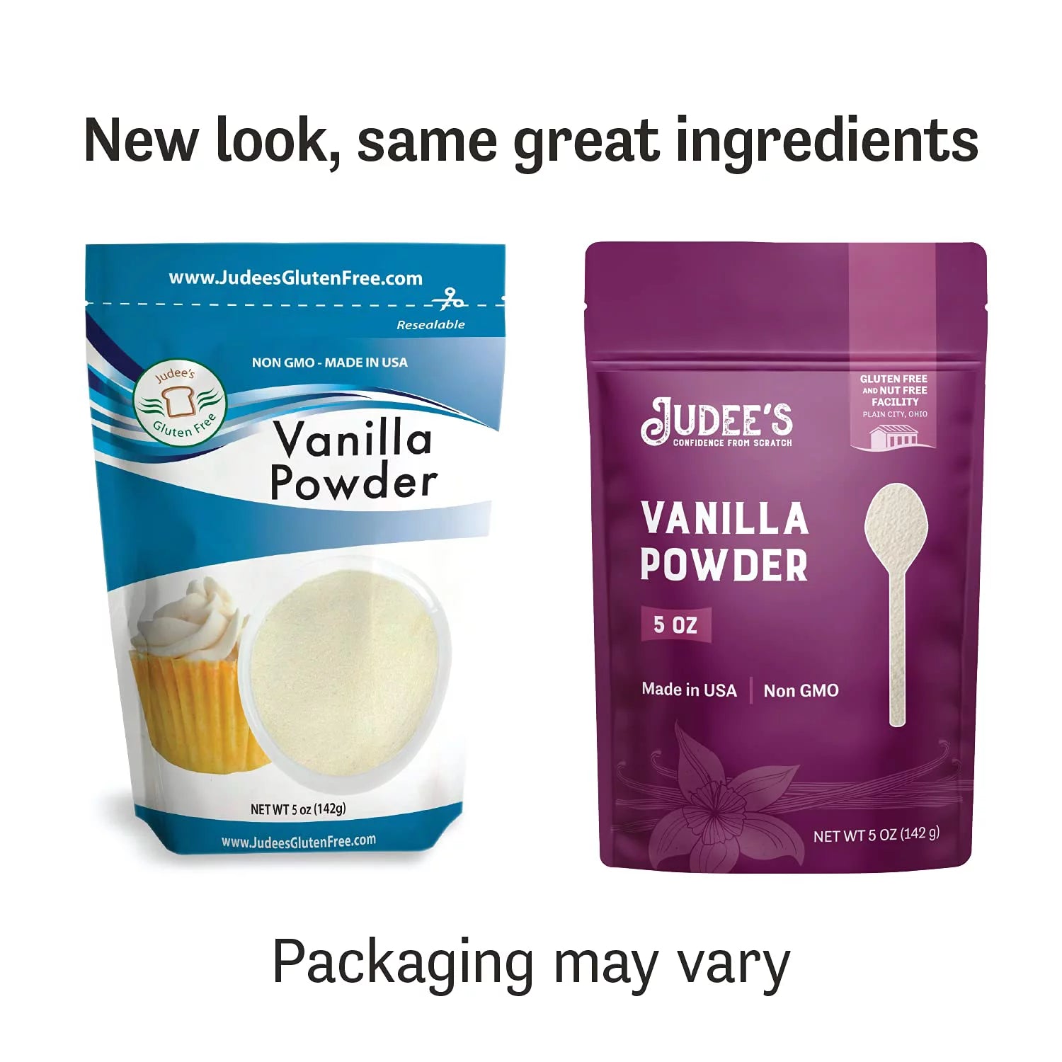 Judee's Premium Vanilla Flavor Powder 5 Oz - Non-GMO, Made in the USA Z2347