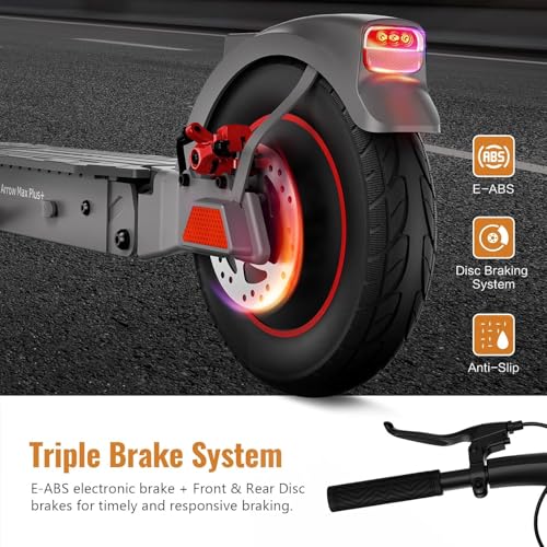 SISIGAD Electric Scooter for Adults, 10" Tires, 600W Motor, 22 MPH, 30 Miles Range, Foldable O1563