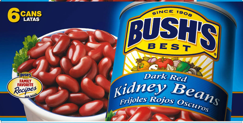 BUSH'S BEST Dark Red Kidney Beans P623