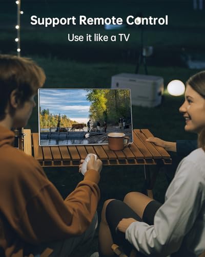 25 Inch Portable Smart TV with Touchscreen, Android 14, 8GB RAM + 128GB Storage A4881