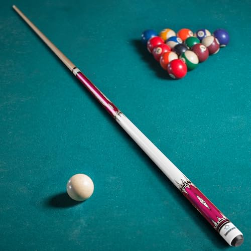 Pool Cue Stick 58 inch with Fiber Leather Tip J1025