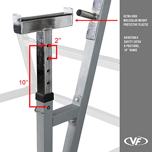 Valor Fitness Bench Press Squat Rack Combo Half Power Cage A852780