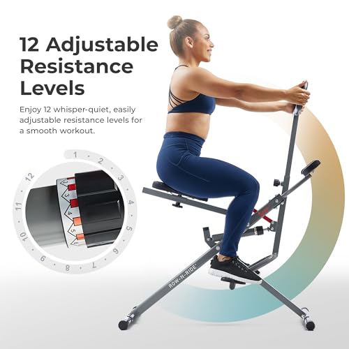 Sunny Health & Fitness Row-N-Ride PRO Full Body Squat Machine G774529