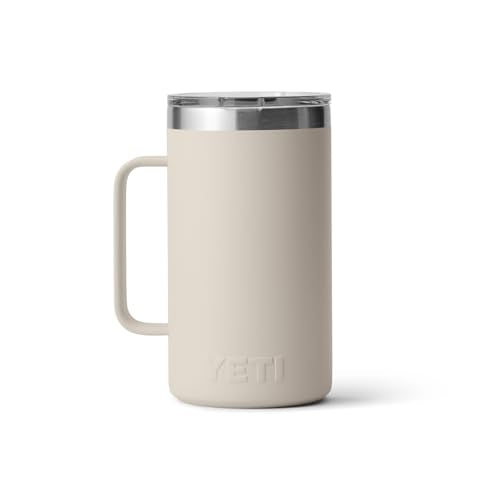 YETI Rambler 24 oz Mug, Stainless Steel, Vacuum Insulated N160