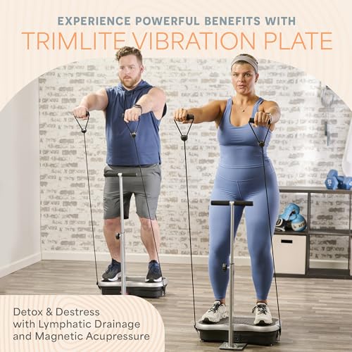 Lifepro TrimLite Vibration Plate Exercise Machine with Handlebars Q15746