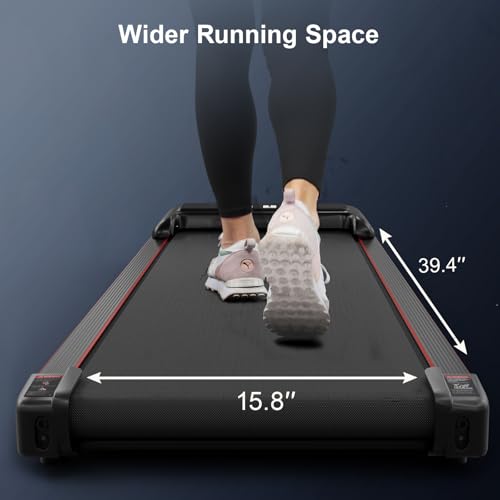 GORISE Walking Pad, Under Desk Treadmill with Incline and Remote Control Y819748