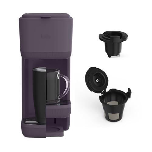 BELLA Single Serve Coffee Maker, K Cup & Ground Compatible, Auto Shutoff X237