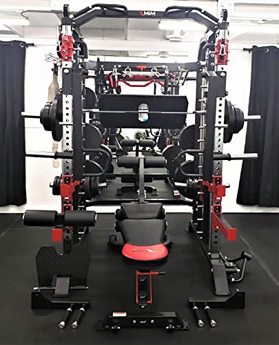 MiM USA Hercules EX Commercial All in One Gym Machine with 400 lb Weight Stack W526181