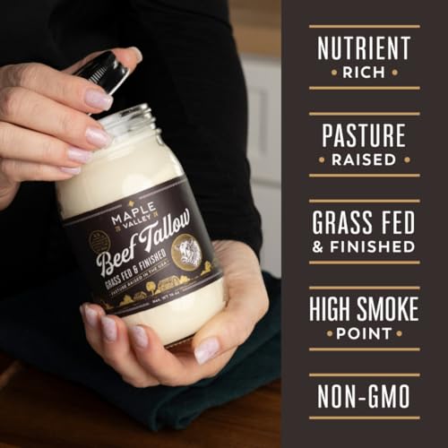 The Maple Valley Beef Tallow, 15 lbs, Grass Fed & Finished L4800