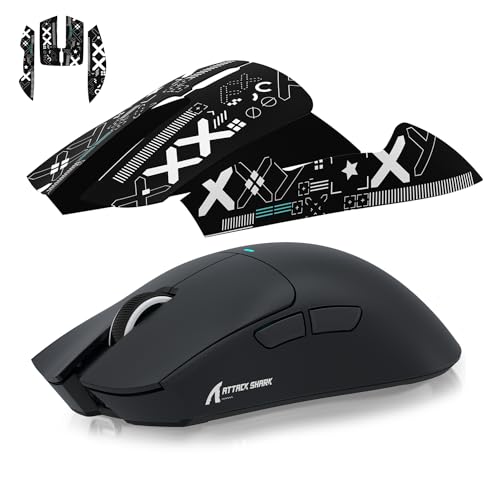 Attack Shark X11 59g Superlight Wireless Gaming Mouse with RGB Charging Dock, Black W869