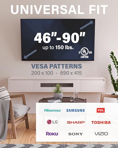 SANUS Tilting TV Wall Mount for Large TVs Up to 90” S174