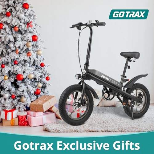 Gotrax S3 Electric Bike, 750W Peak Motor, 25 Miles Range, Folding Fat Tire E-Bike B18421