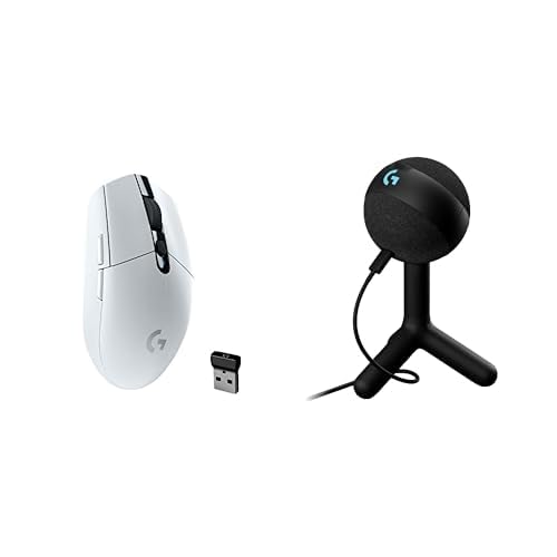 Logitech G305 LIGHTSPEED Wireless Gaming Mouse, Hero 12K Sensor, Black O4133