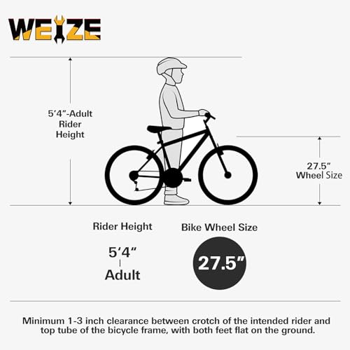 WEIZE Mountain Bike 26 27.5 inch Dual Full Suspension MTB Bicycle F2799