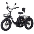 Electric Tricycle for Adults 750W Folding Fat Tire 3-Wheel Ebike K61564