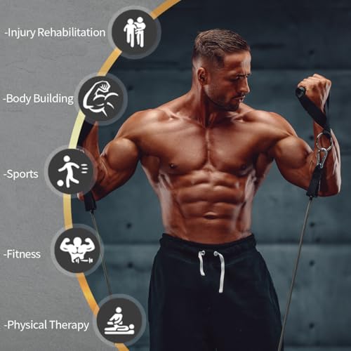 VEICK Resistance Bands with Handles for Home Workout O75059