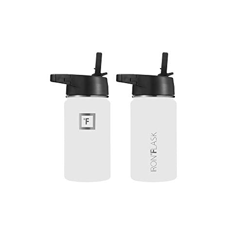 IRON °FLASK Stainless Steel Insulated Water Bottle with 3 Lids, 40 oz U19688