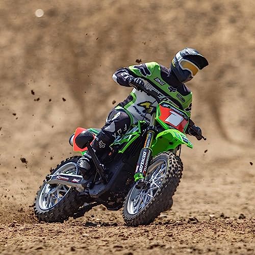 Losi Promoto-MX 1/4 RC Motorcycle Ready-to-Run Combo with Battery and Charger, Green R74162