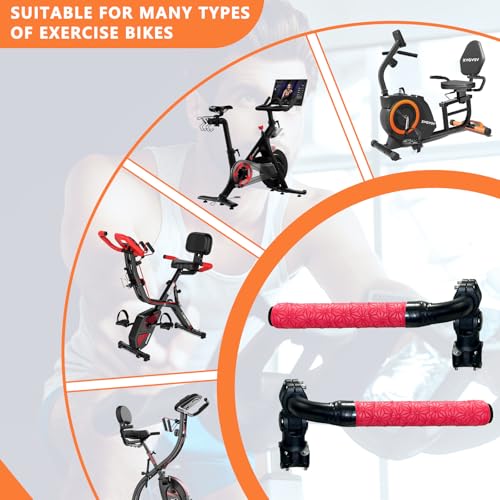 Handlebar Extender for Peloton Indoor Exercise Bikes, Sheep-horn with Black Tapes & Grips F973
