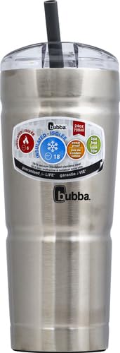 Bubba Vacuum Insulated Stainless Steel Tumbler with Straw 24oz 2 Pack X31903