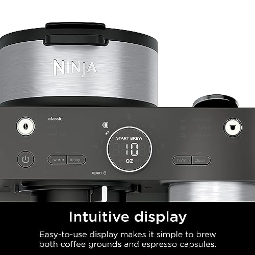 Ninja Espresso & Coffee Maker & Barista System, Black, CFN601 N3810