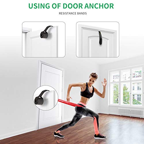 Resistance Bands Set with Door Anchor for Home Gym Workout D603