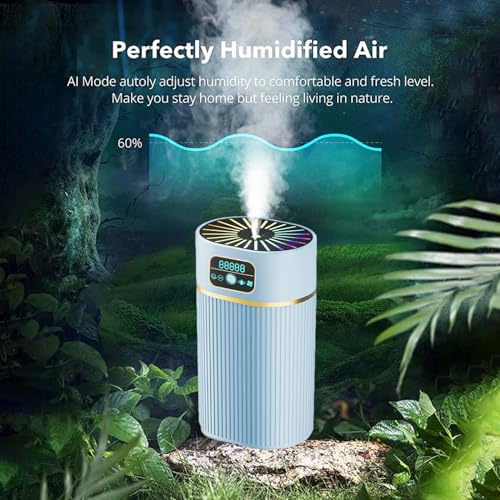 Cool Mist Humidifier for Bedroom, 1.1L with Night Light, Quiet 28dB I8359