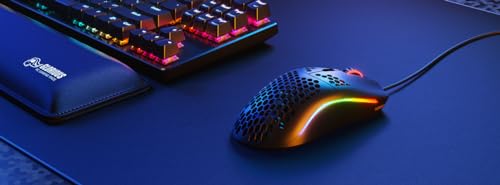 Glorious Model D Wired Gaming Mouse - 68g Honeycomb RGB Ergonomic, Matte White M160012