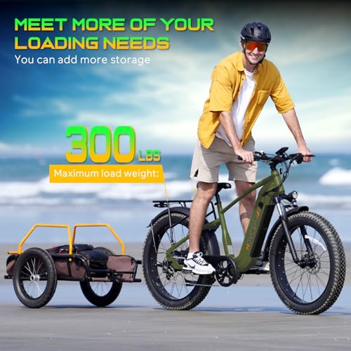 EB60 26" Fat Tire Electric Bike for Adults, 2000W Motor, 48V 20.8AH Battery R225