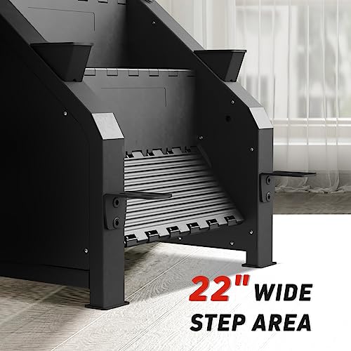 GMWD Stair Stepper with LED Screen, 15 Resistance Levels, 441LBS K61813