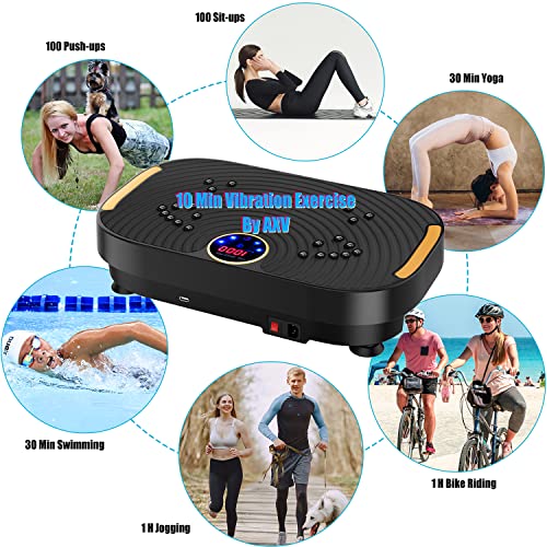 AXV Vibration Plate Exercise Machine Whole Body Workout Fitness Platform K84986