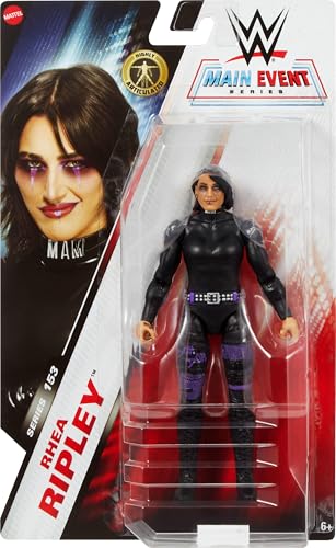 Mattel WWE Rhea Ripley Action Figure Main Event Series 6-Inch Collectible T5074