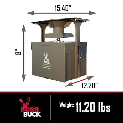 Boss Buck 12 Volt High Torque Automatic Game Feeder Conversion Kit with Timer T1404