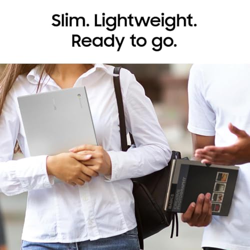 Samsung 14" Galaxy Chromebook Go Laptop, Intel Celeron, 4GB RAM, 64GB, ChromeOS, Silver S127738