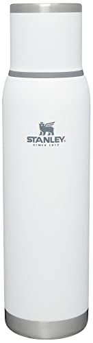 Stanley Adventure-To-Go Vacuum Bottle 25 oz Wide Mouth Insulated Stainless Steel Thermos, Blue Glow D5617