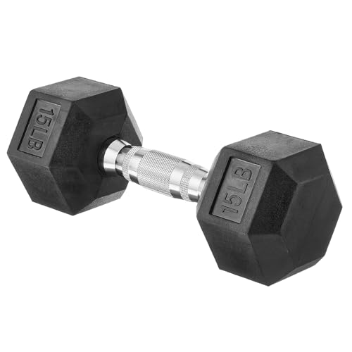 Amazon Basics Rubber Hex Dumbbell K648924